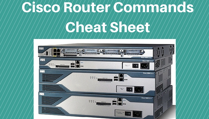 Cisco IOS Router Configuration Commands - Cheat Sheet (PDF)